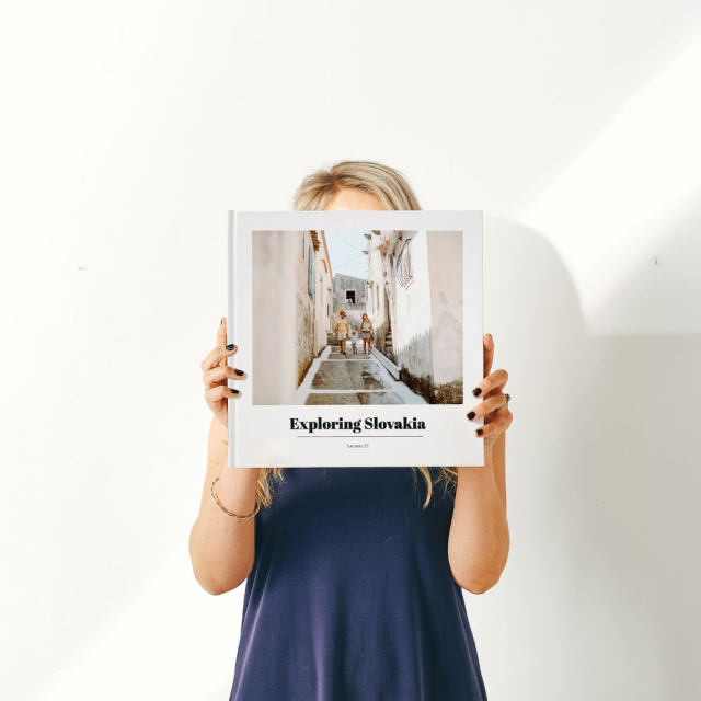 12 x 12" Square Hard Cover Photo Book