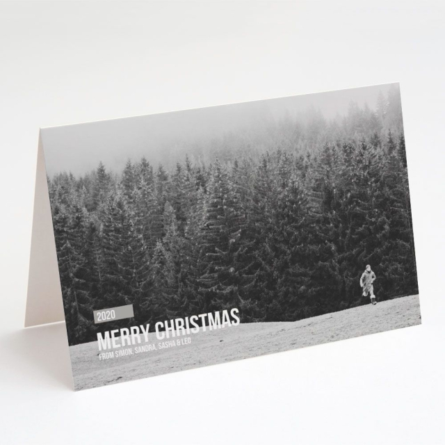 Landscape Merry Christmas Card