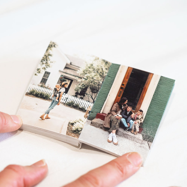 The Mini Photo Book With Open Pages