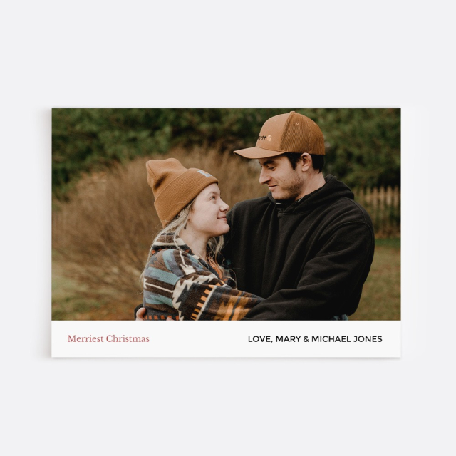 Panorama Photo Christmas Card