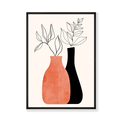 Madame _ Monsieur Poster By Boris Draschoff Black