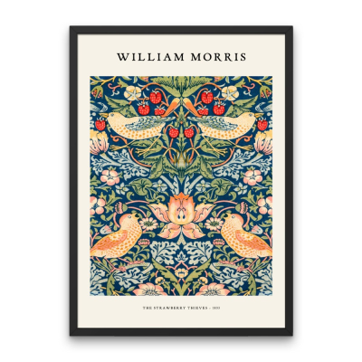 WILLIAM MORRIS - THE STRAWBERRY THIEVES FRAMED POSTER