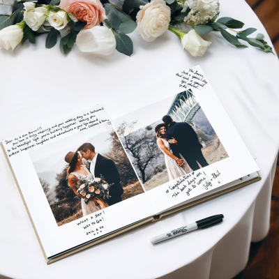 Wedding Guest Book With Photos