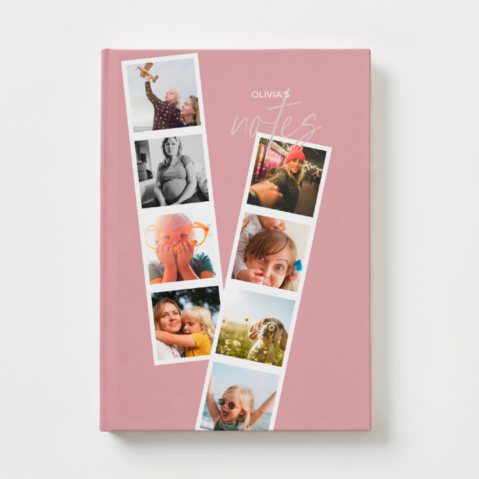 Pink Photo Strip Notebook