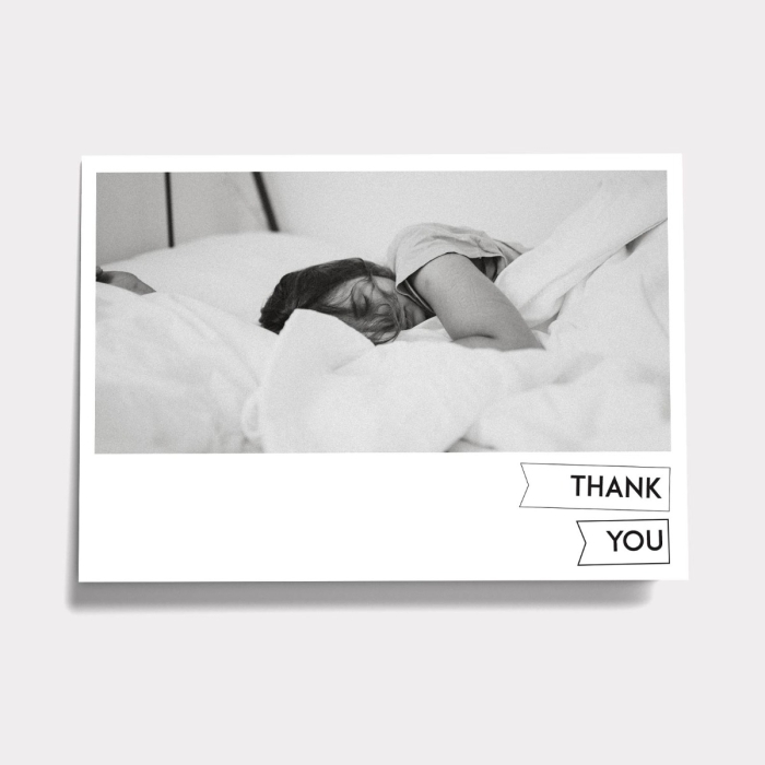 Minimal Thank You Card