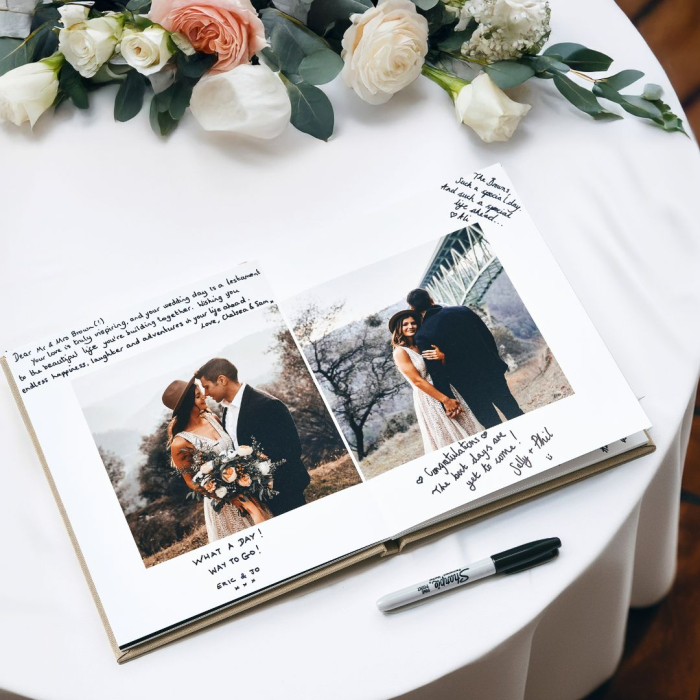 Wedding Guest Book With Photos