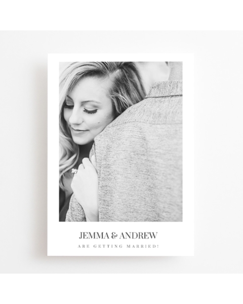 Container Photo Save The Date Card