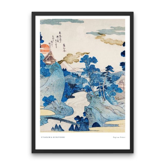 Utagawa Kuniyoshi - Fuji no Yukei Poster 