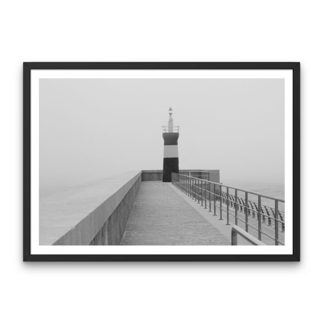 Black And White Lighthouse