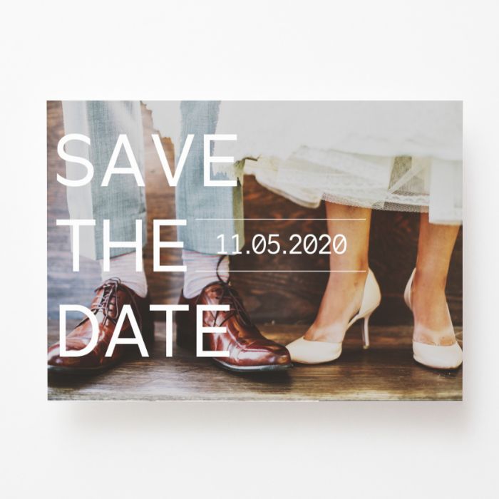 Full Image Save The Date Card