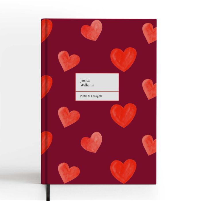 Heart Personalised Notebook