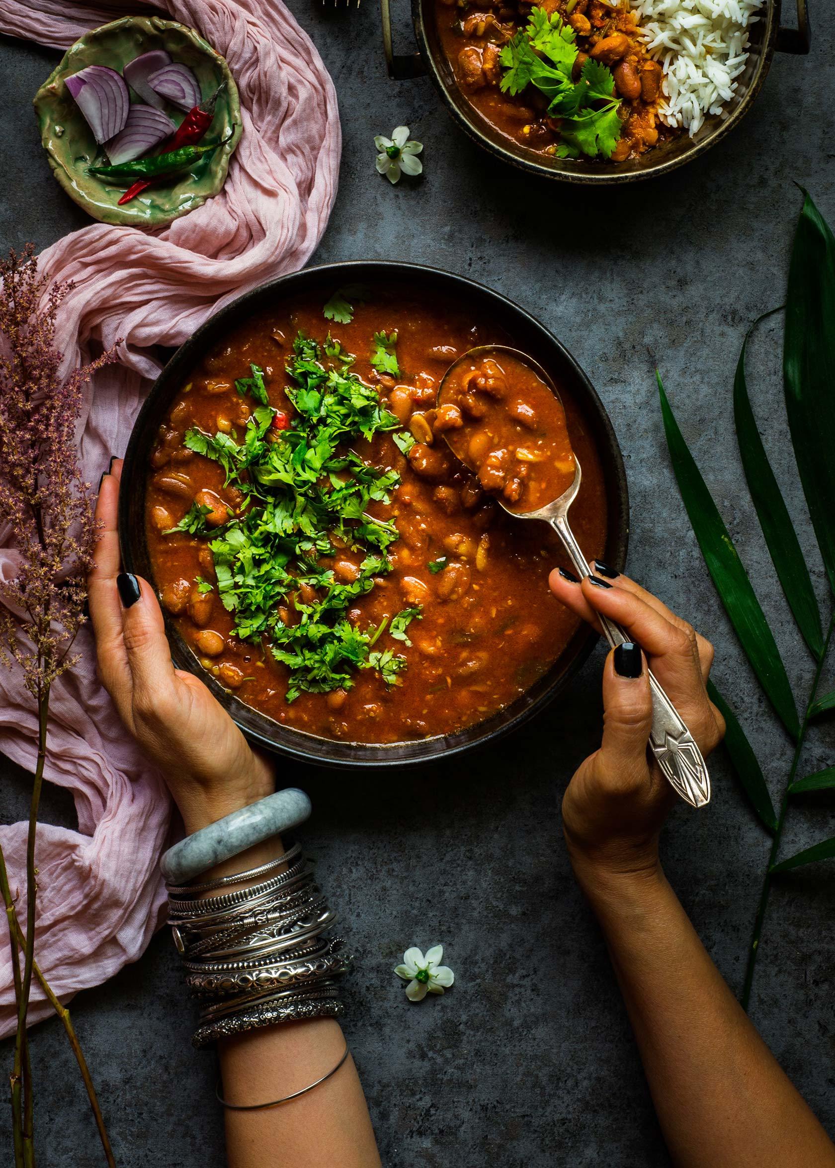 Indian Home Cooking: Rakhee Yadav’s Borlotti Bean Curry