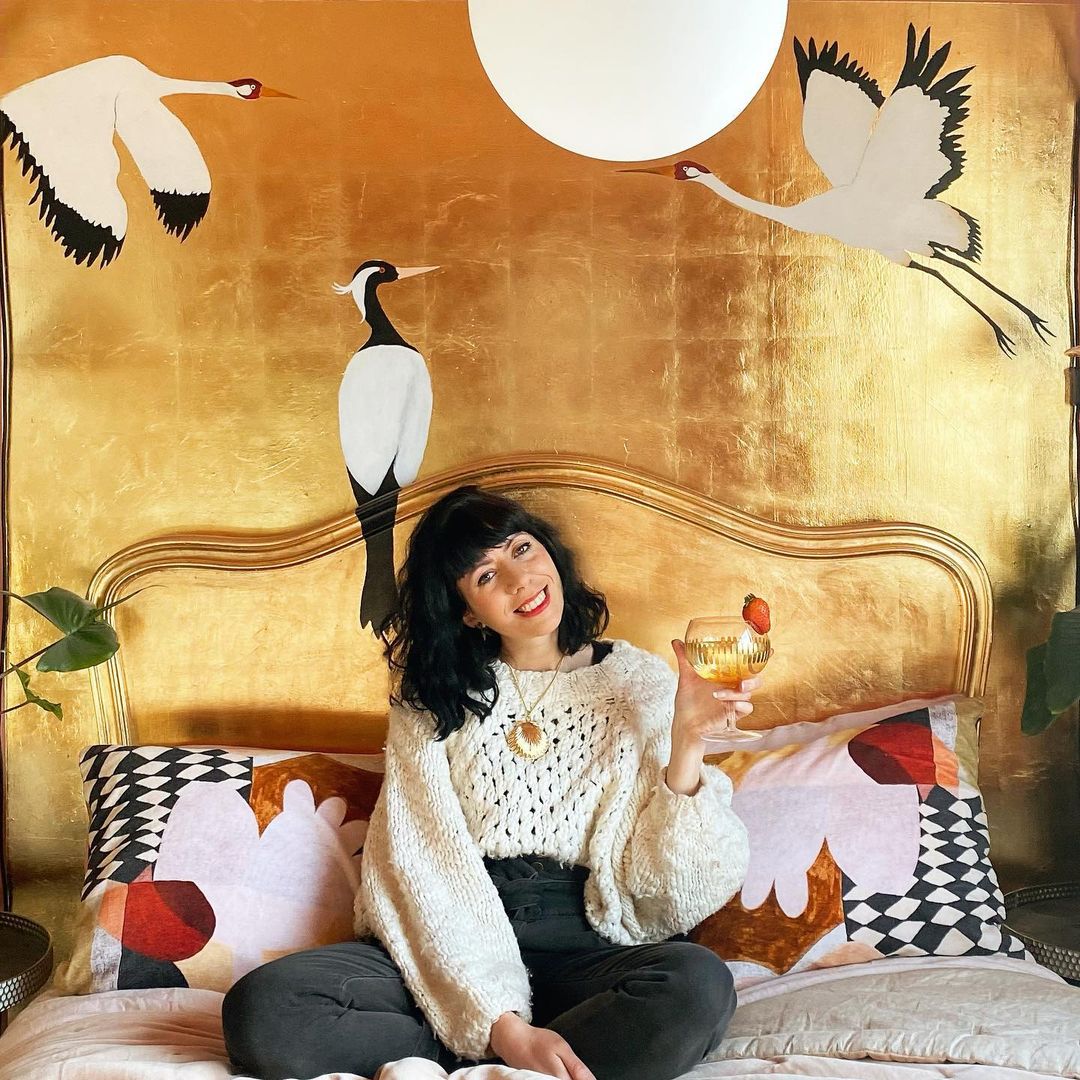 gold leaf interior inspiration with Lara Bezzina