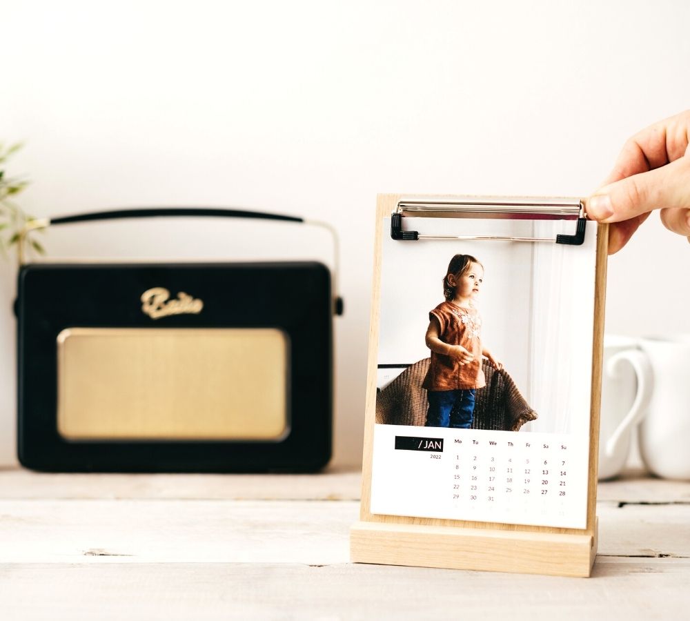 Image Of Wooden Clipboard Calendar