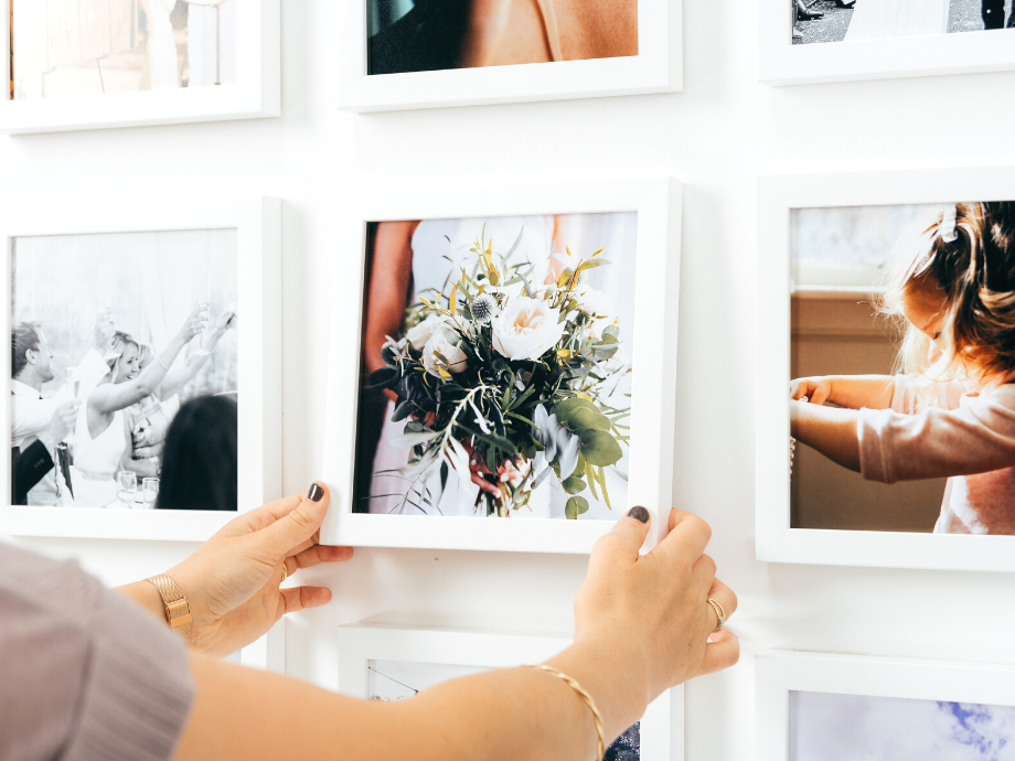 How to Design a Wedding Photo Gallery Wall | Inkifi