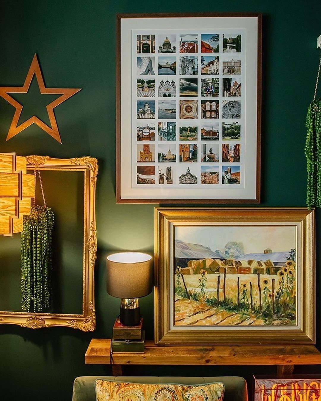 alternative ways to display wall art