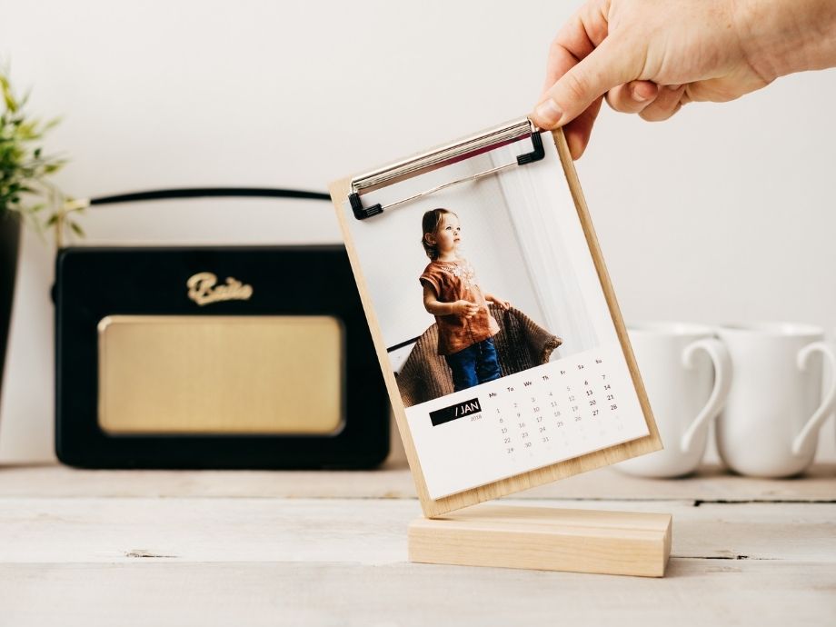 Wooden Photo Calendar