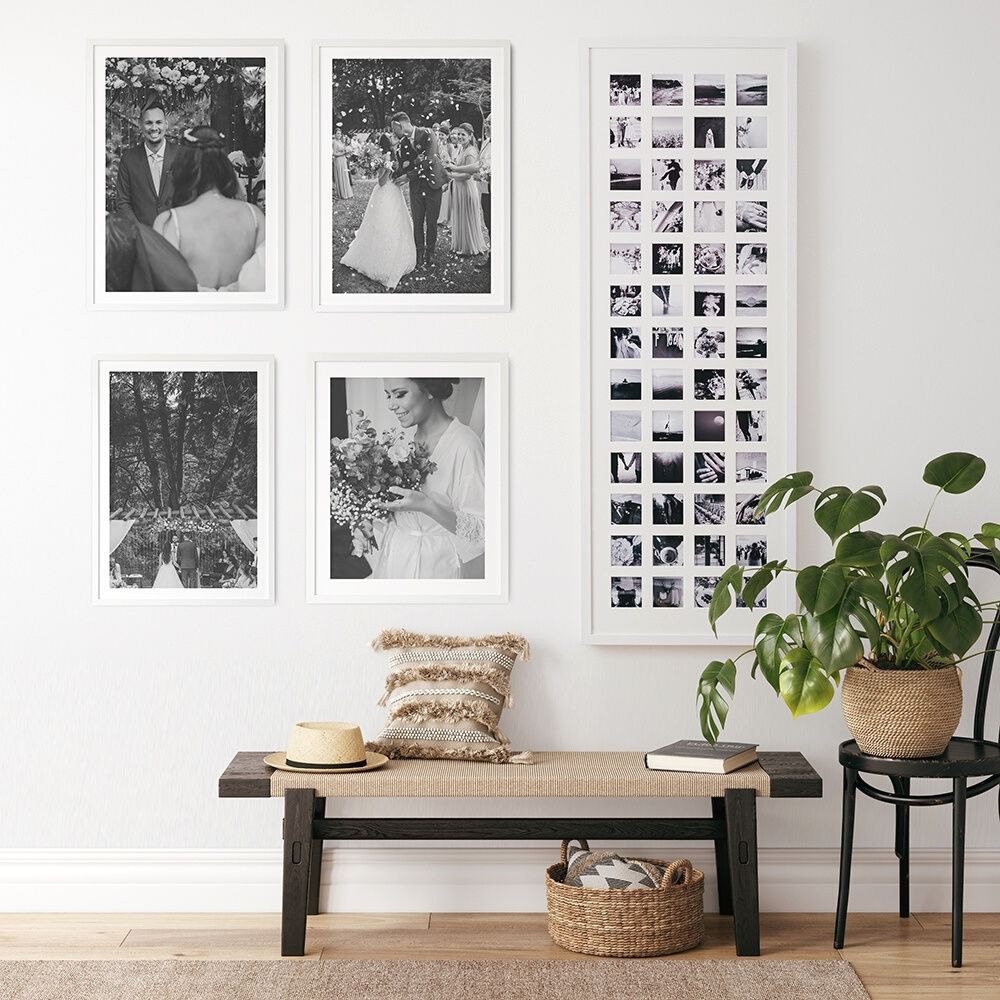 Wedding Photo Gallery Wall Example Image