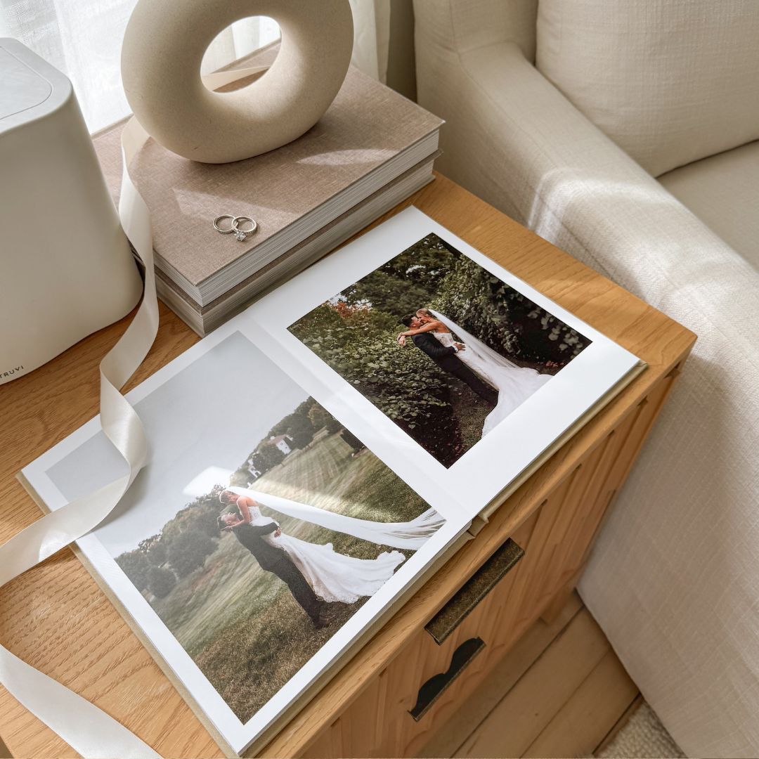 Wedding layflat photo book example image