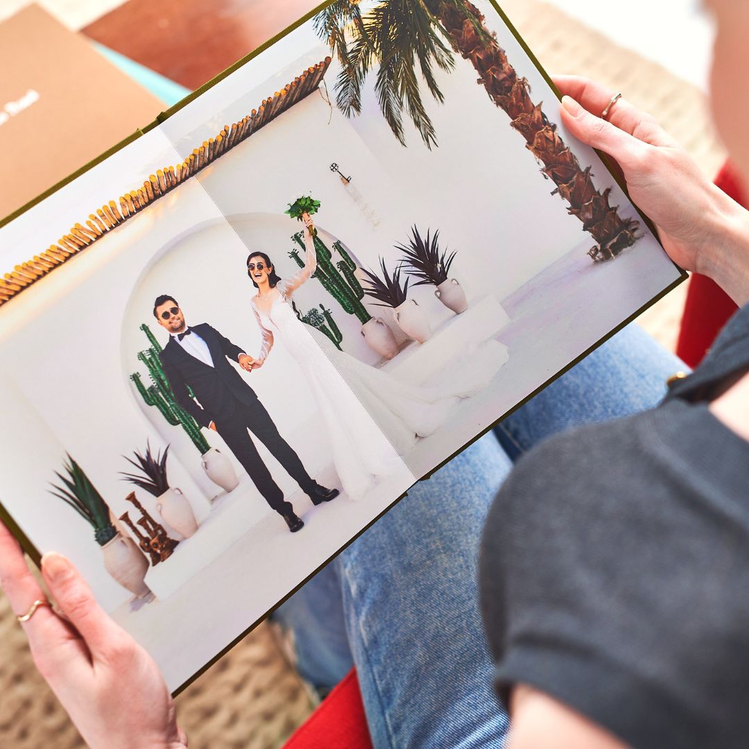 Wedding layflat photo book example image