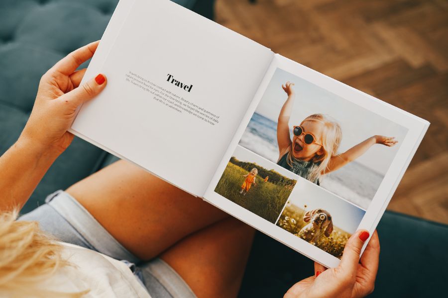travel photo book example image
