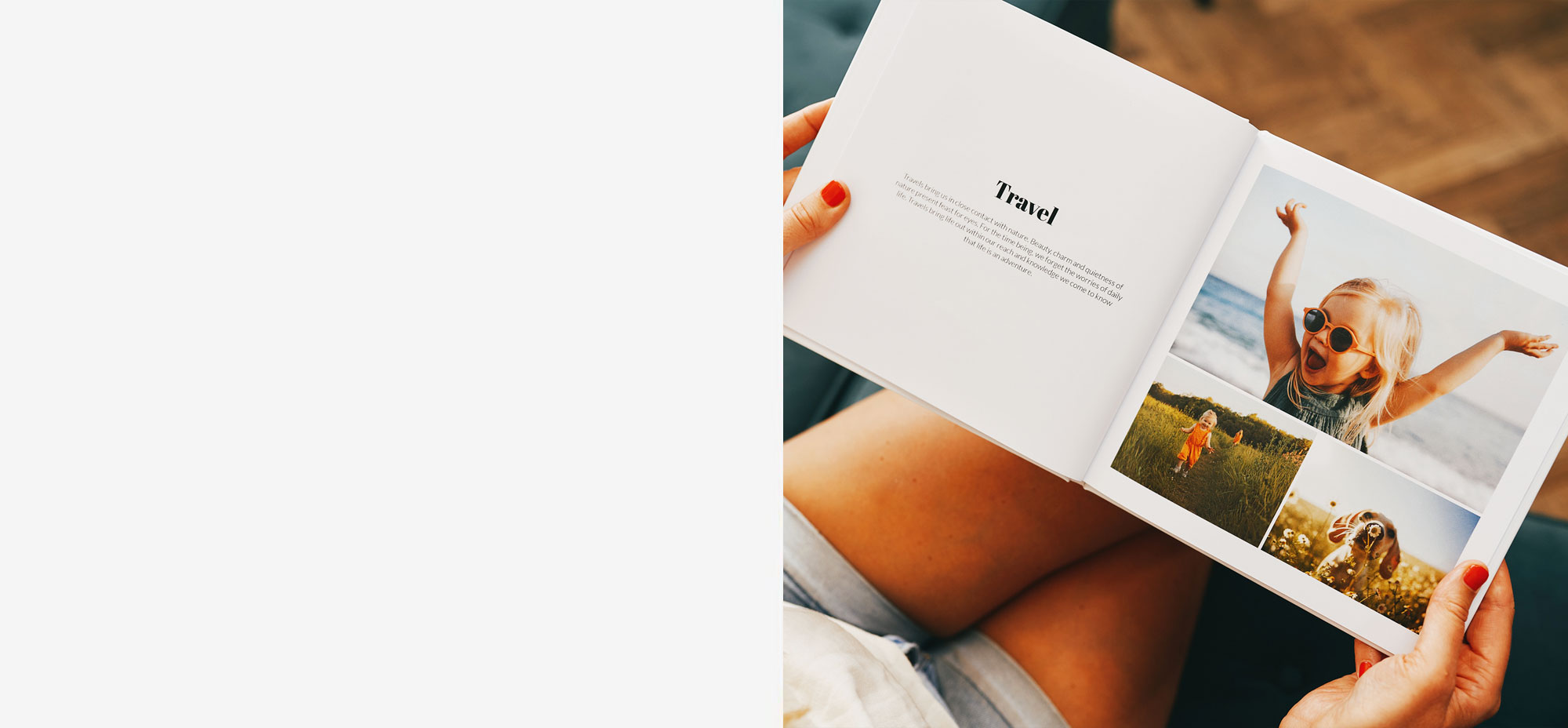 Caption Photo Book Example Image