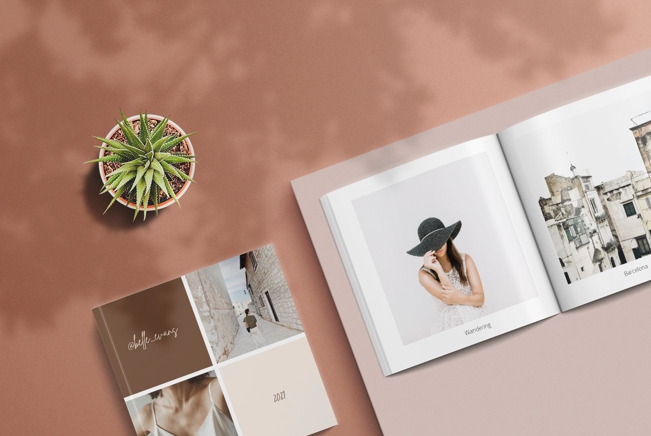 Tiny Books  Print up to 72 of your Instagram or desktop photos in