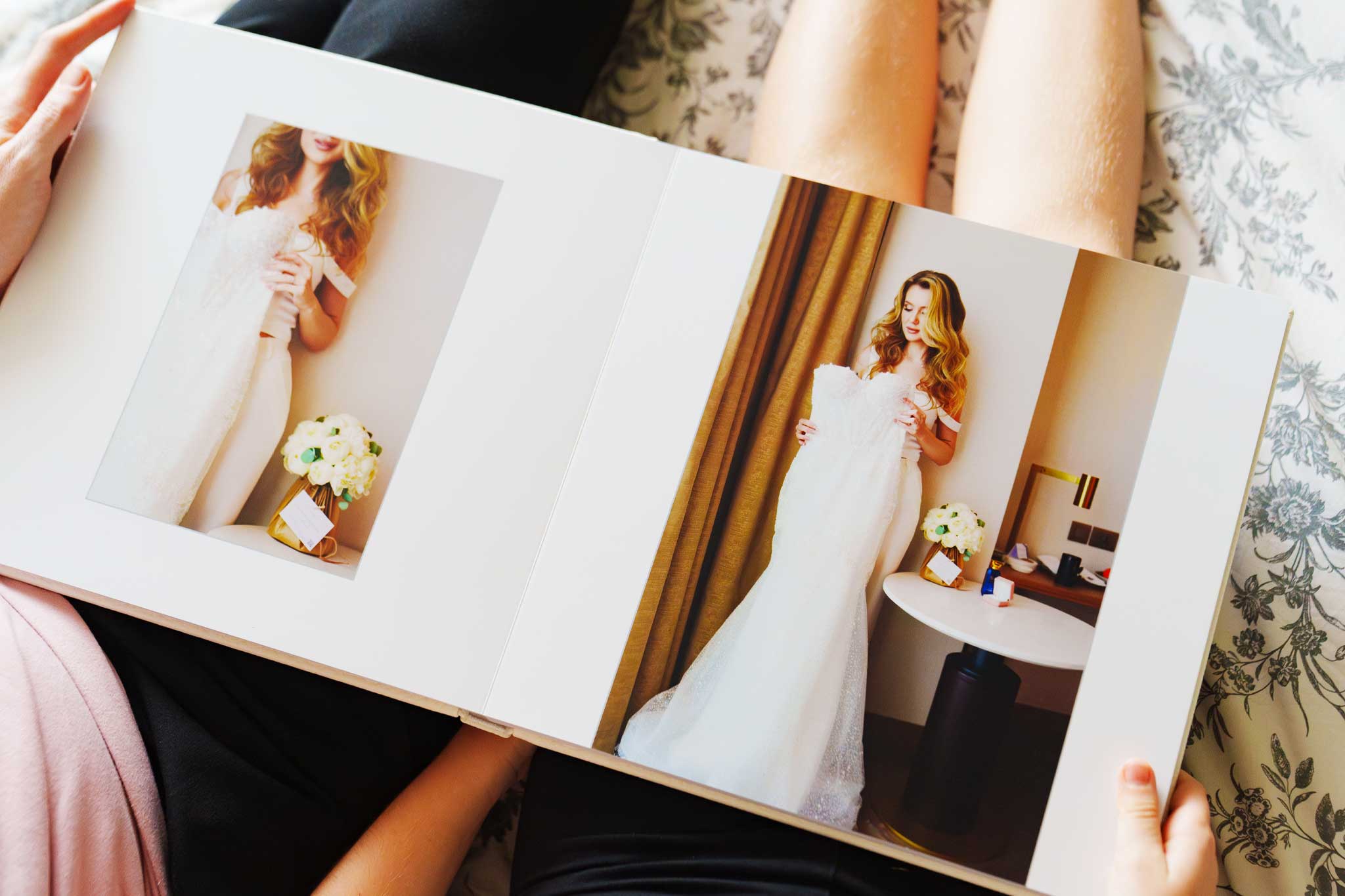 Signature Layflat Wedding Album Example Image