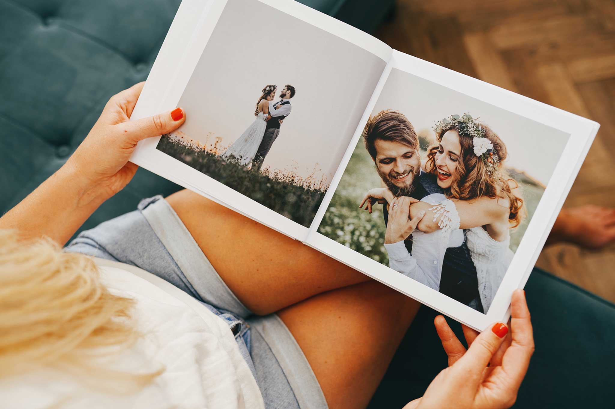 Softcover Wedding Photo Book Example Image