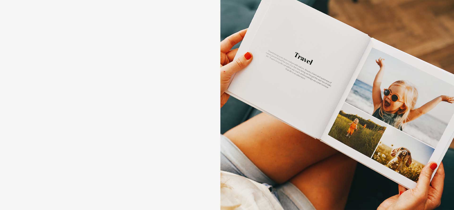 Caption Photo Book Example Image
