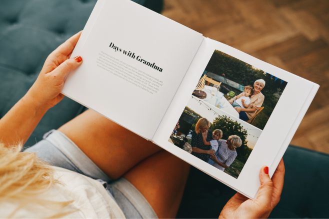 Caption Photo Book With Text